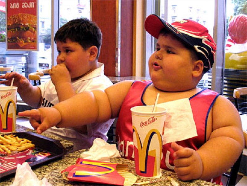 fat people eating mcdonalds. fat-kits-eating-mcdonalds